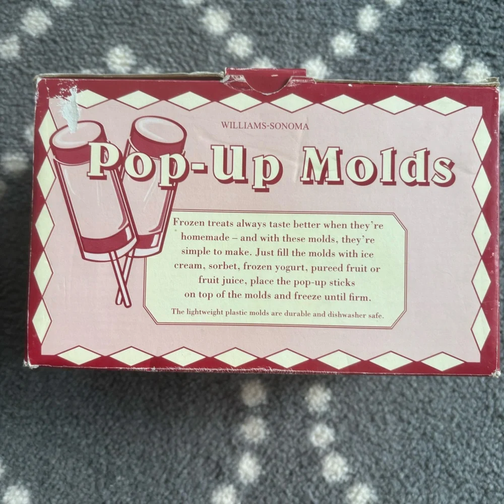 Williams Sonoma - Pop-up Molds for frozen pops